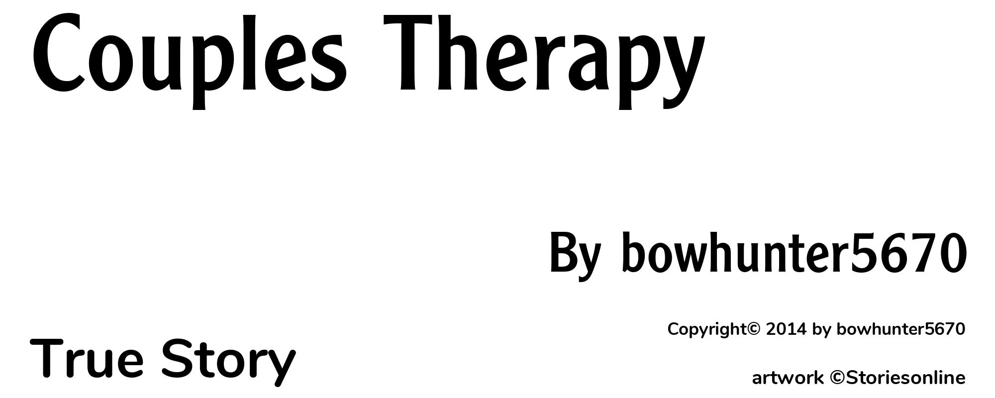 Couples Therapy - Cover