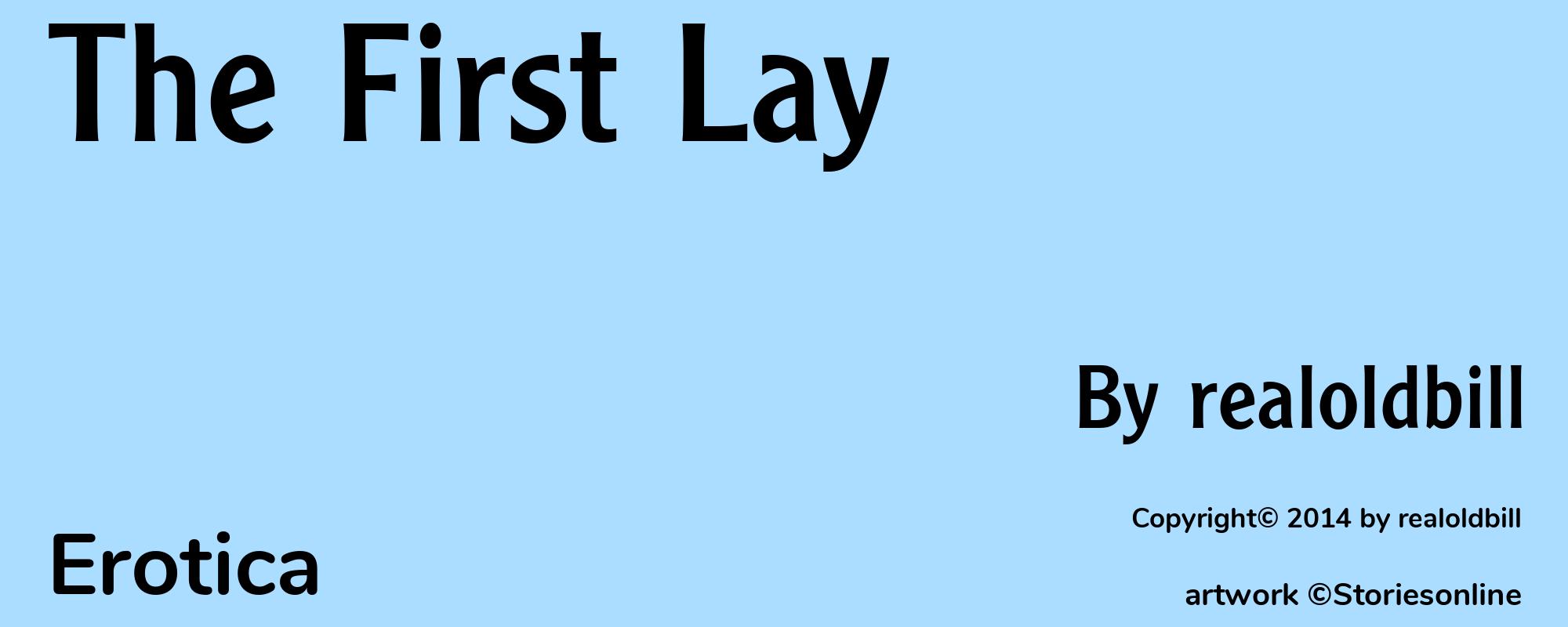 The First Lay - Cover