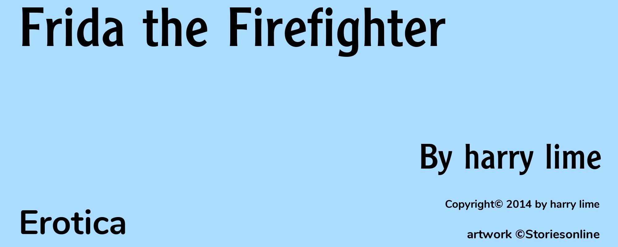 Frida the Firefighter - Cover