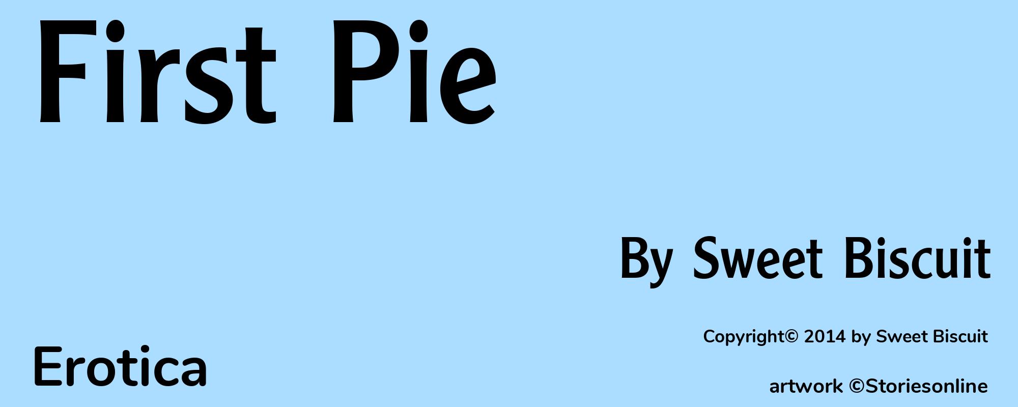 First Pie - Cover