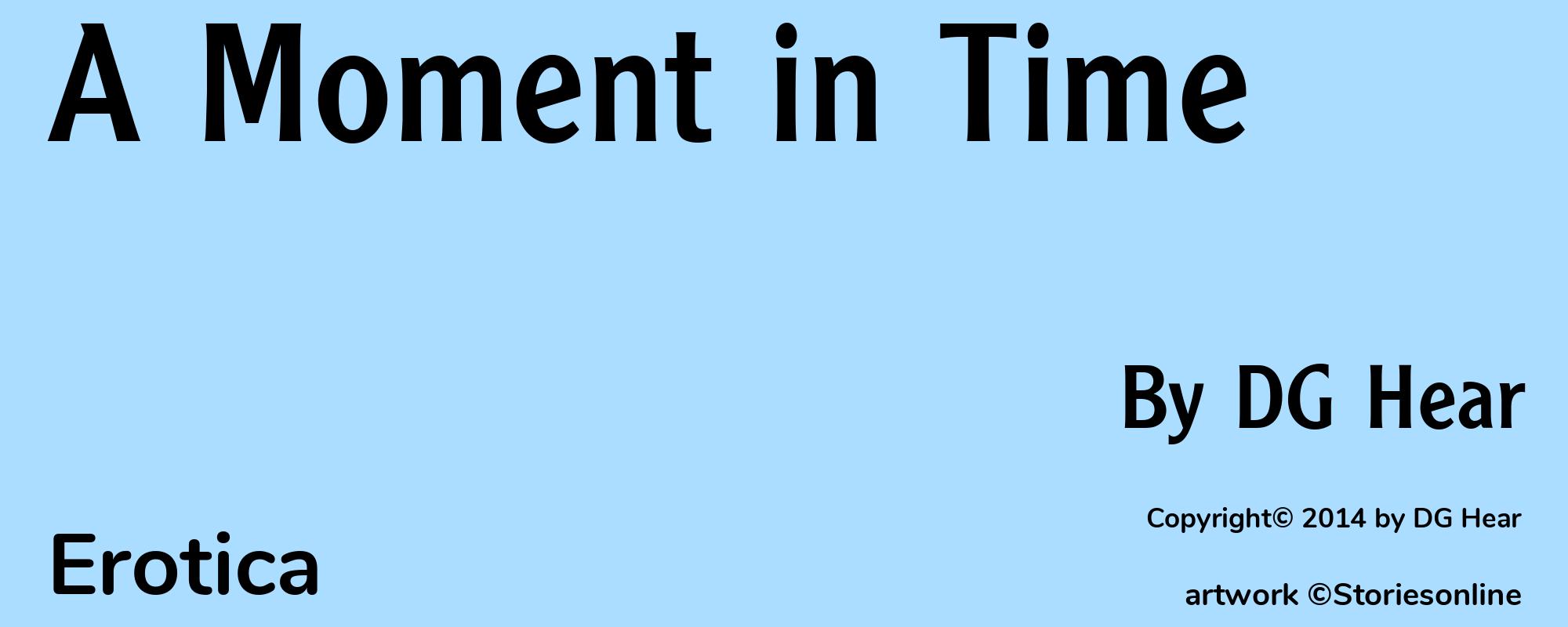 A Moment in Time - Cover