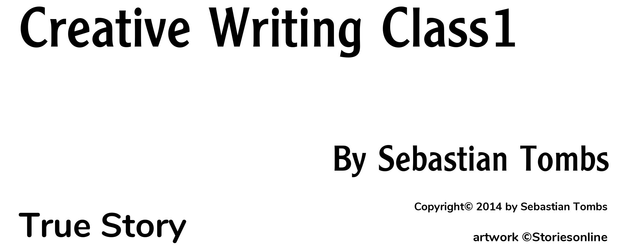 Creative Writing Class1 - Cover