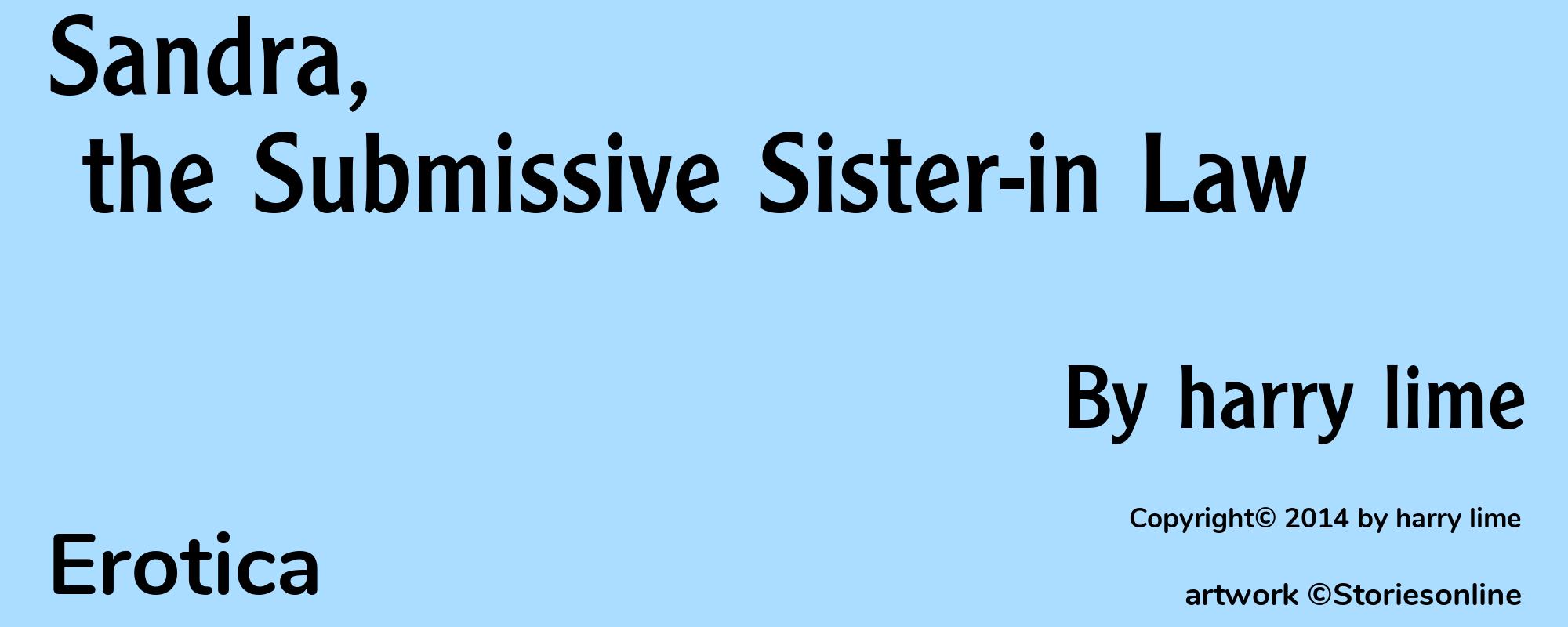 Sandra, the Submissive Sister-in Law - Cover