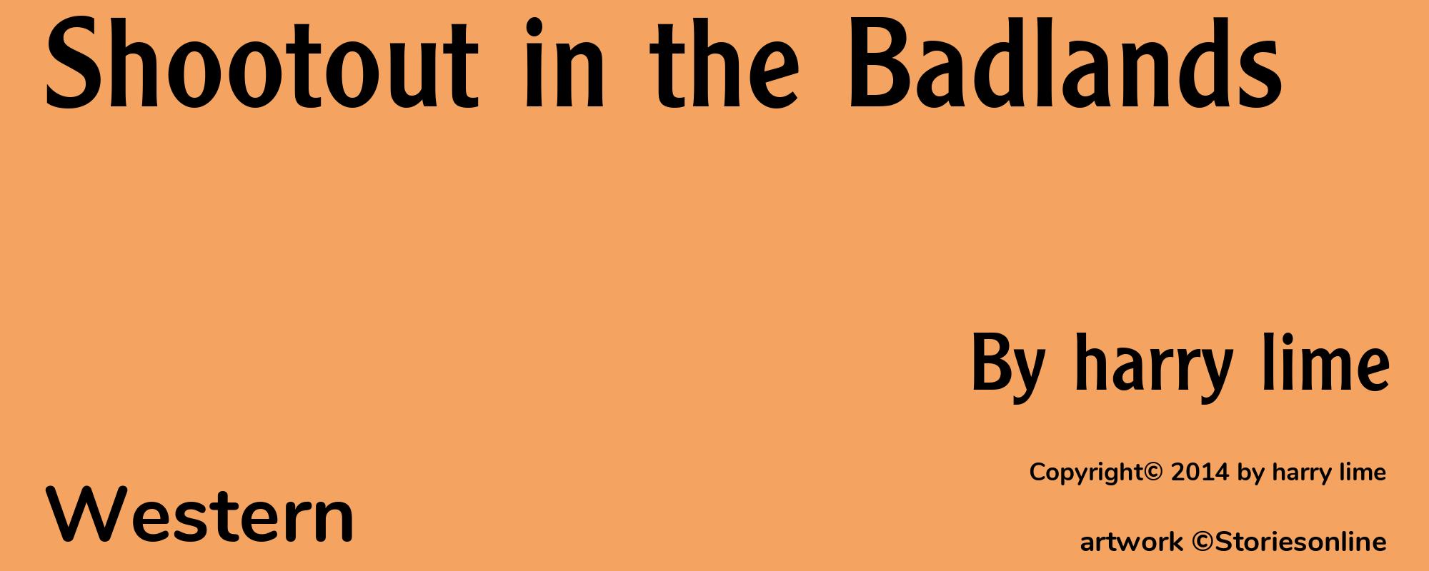 Shootout in the Badlands - Cover