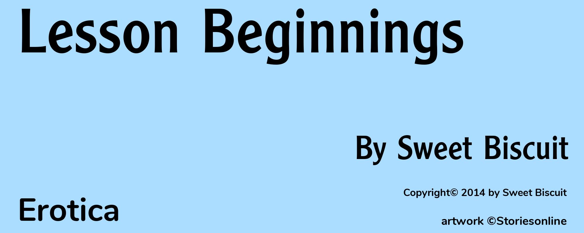 Lesson Beginnings - Cover
