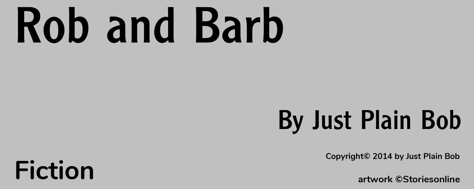 Rob and Barb - Cover
