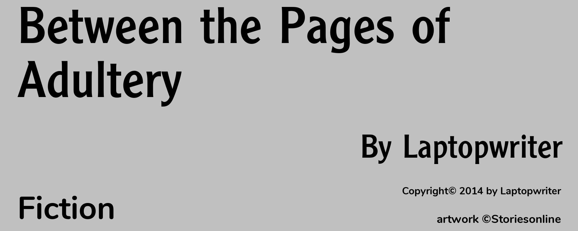 Between the Pages of Adultery - Cover