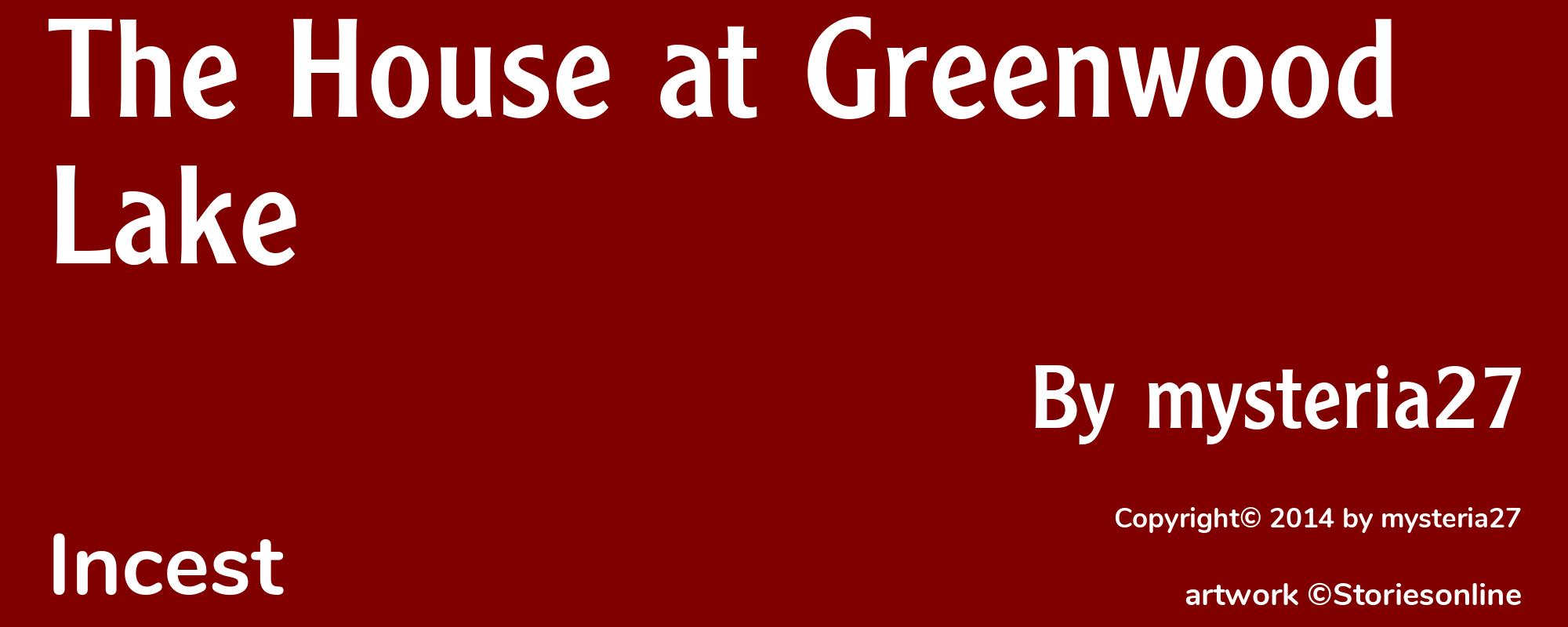 The House at Greenwood Lake - Cover