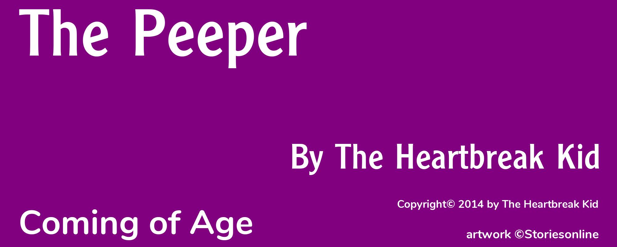 The Peeper - Cover