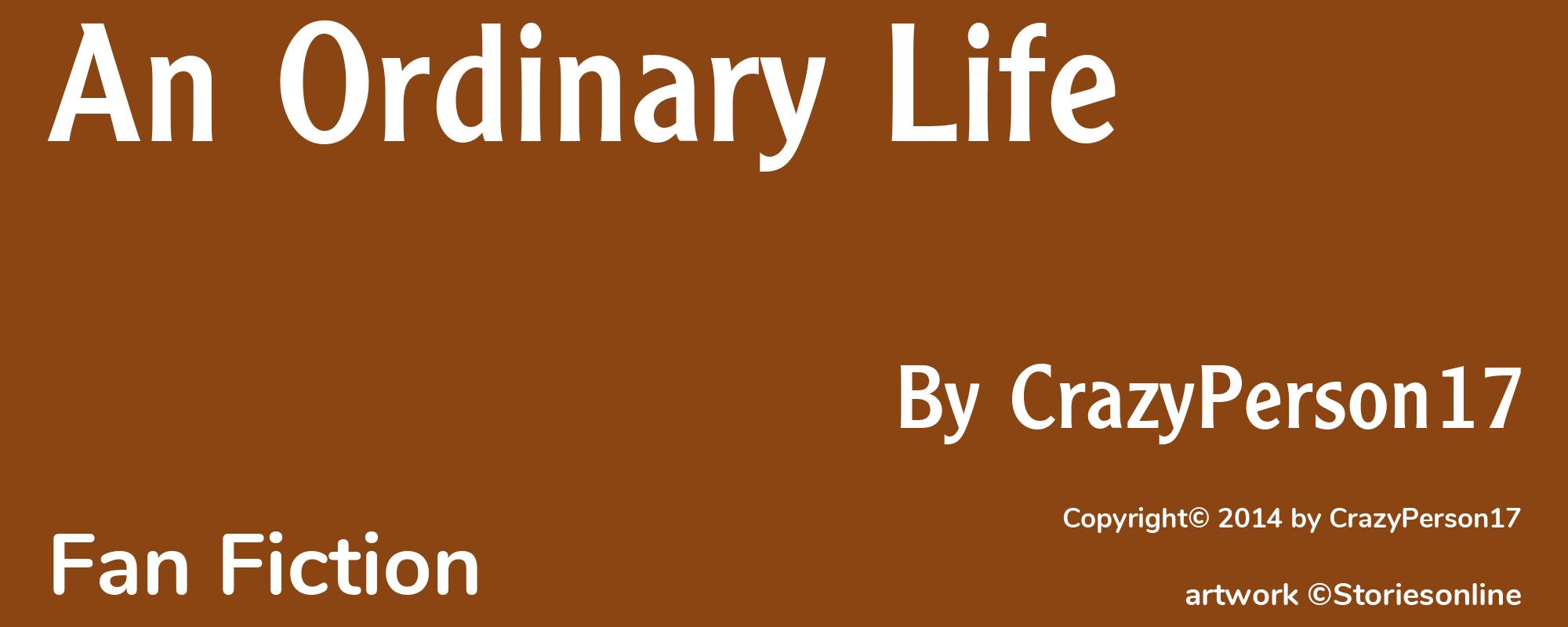 An Ordinary Life - Cover