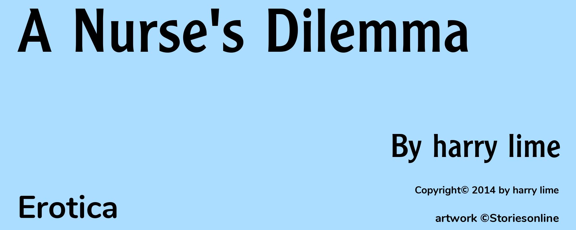 A Nurse's Dilemma - Cover