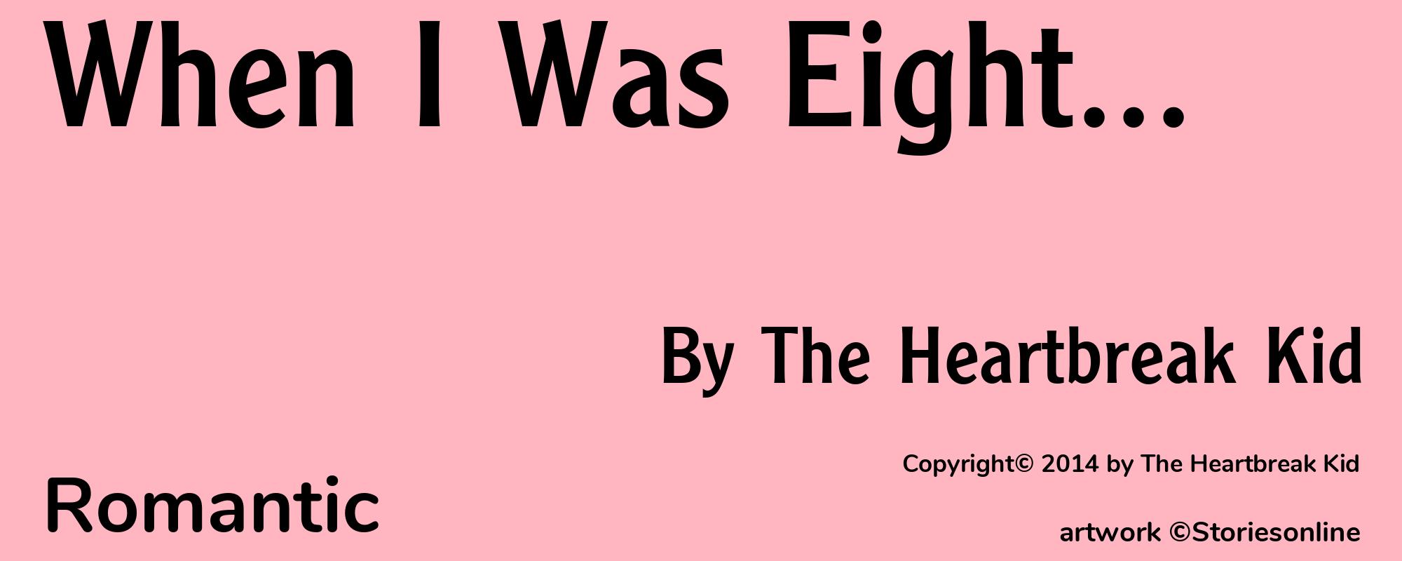 When I Was Eight... - Cover