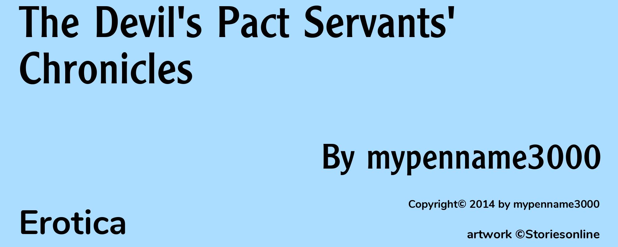 The Devil's Pact Servants' Chronicles - Cover