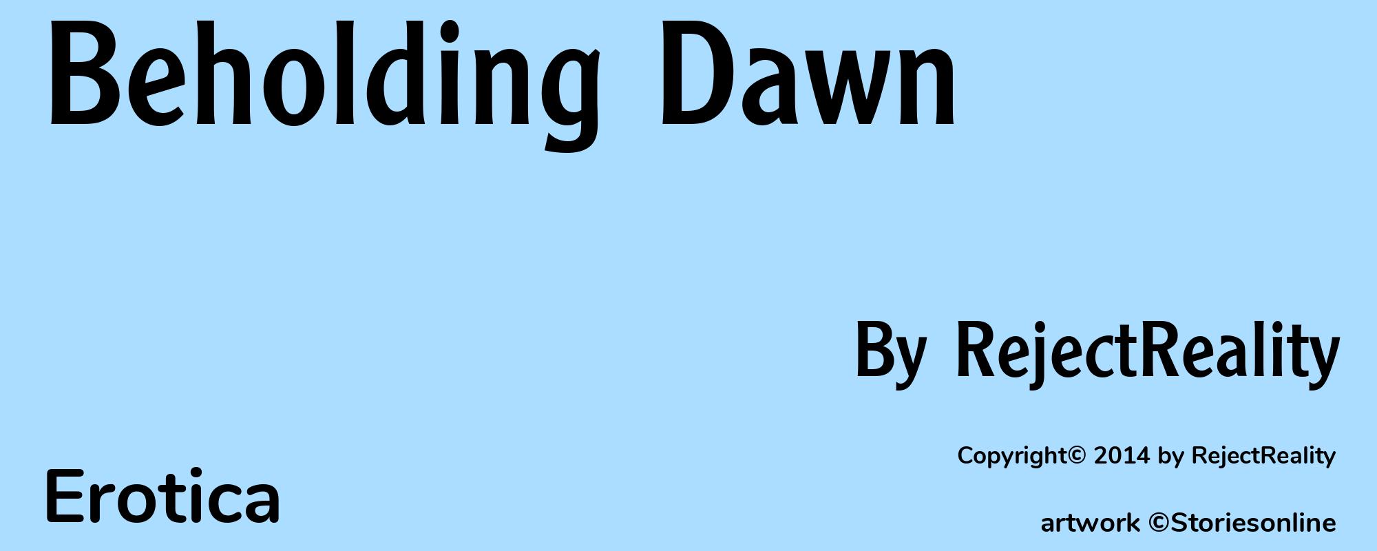 Beholding Dawn - Cover