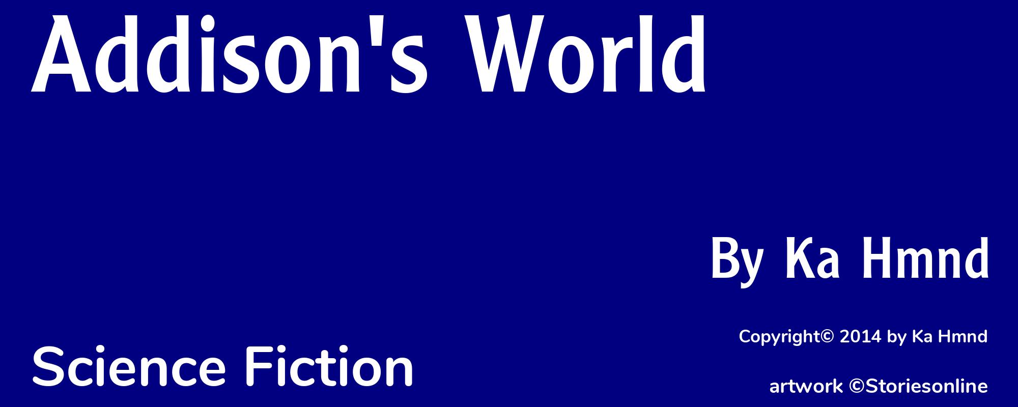 Addison's World - Cover